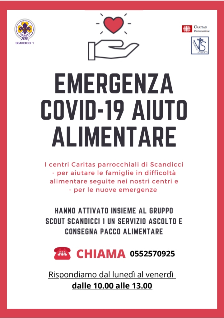 Covid Emergenza alimentare caritas